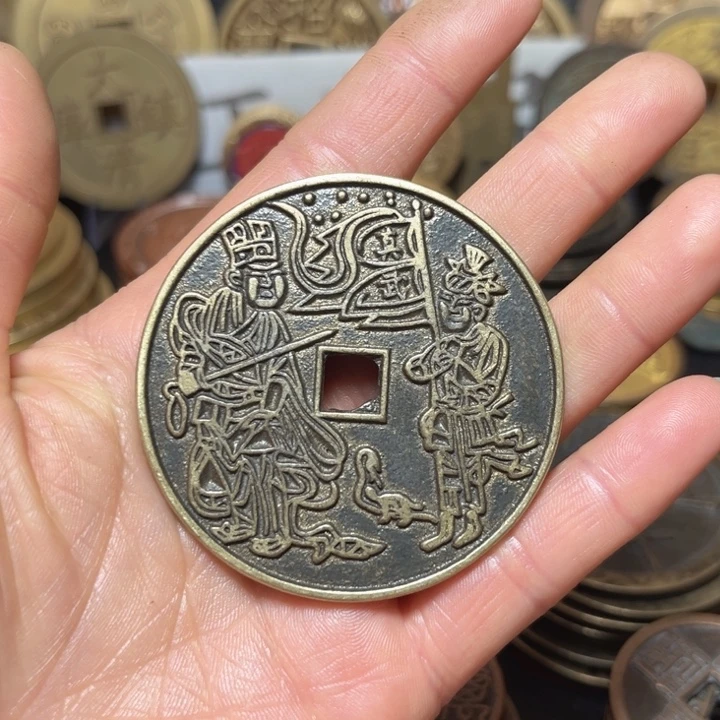 铜现代工艺山鬼一枚