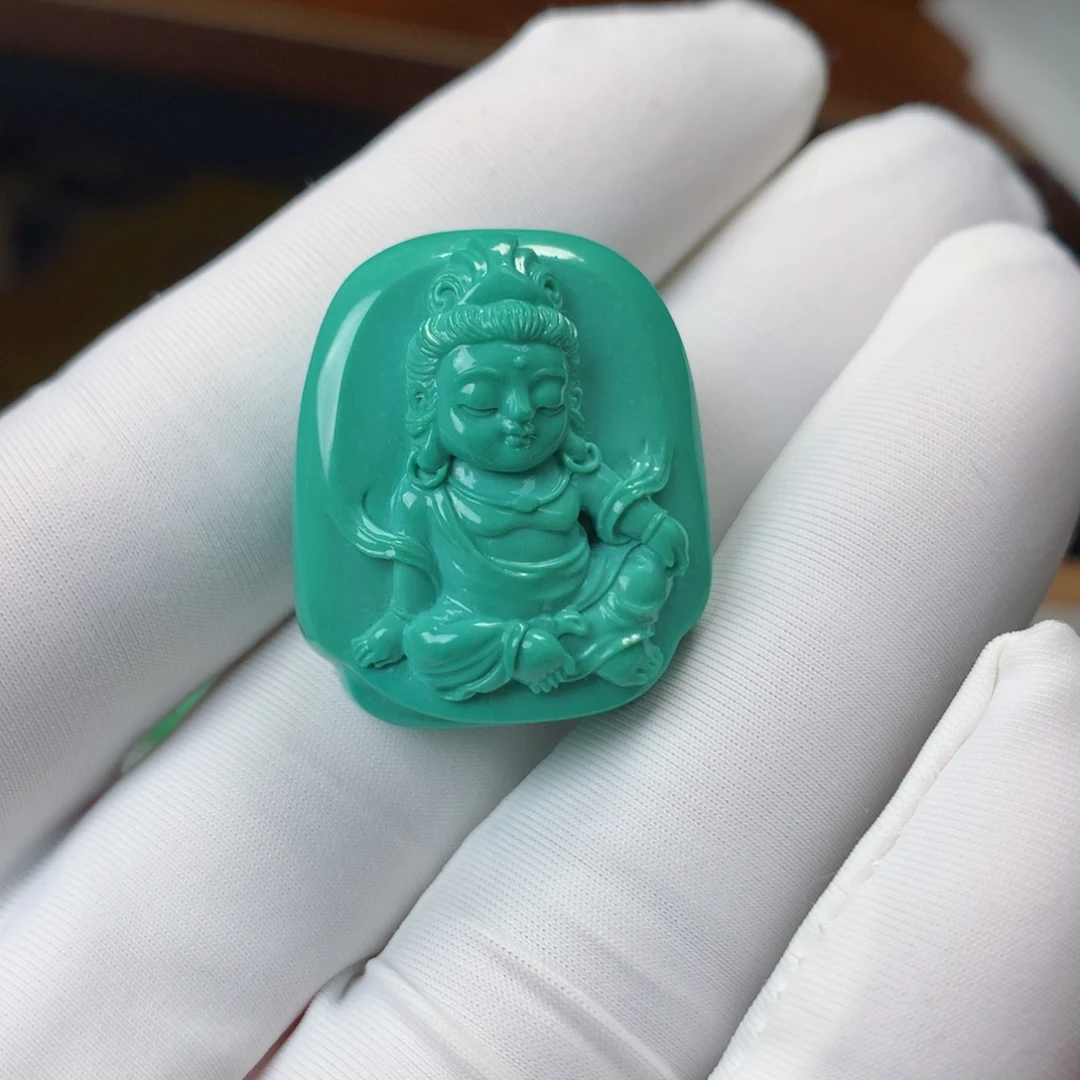 未镶嵌绿松石挂件