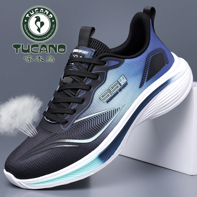 啄木鸟男鞋夏季新款透气网面爸爸鞋休闲运动鞋男士轻便软底跑步鞋