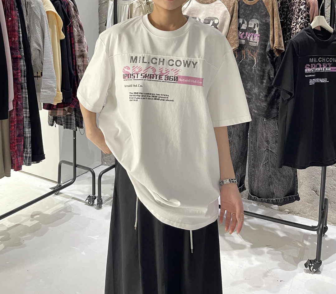 Y2K#0228春夏福利高品质垫肩短袖上衣，衣长：72cm