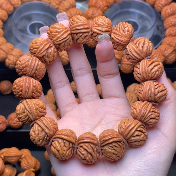 桃核手串F*Y21尺寸飞碟刺龙（15号链接）