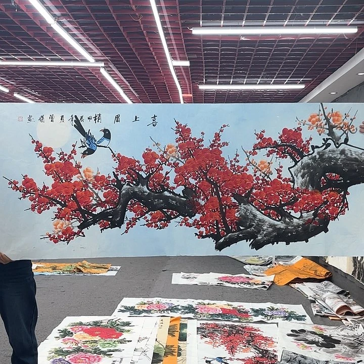 国画无毛或近于被白色柔