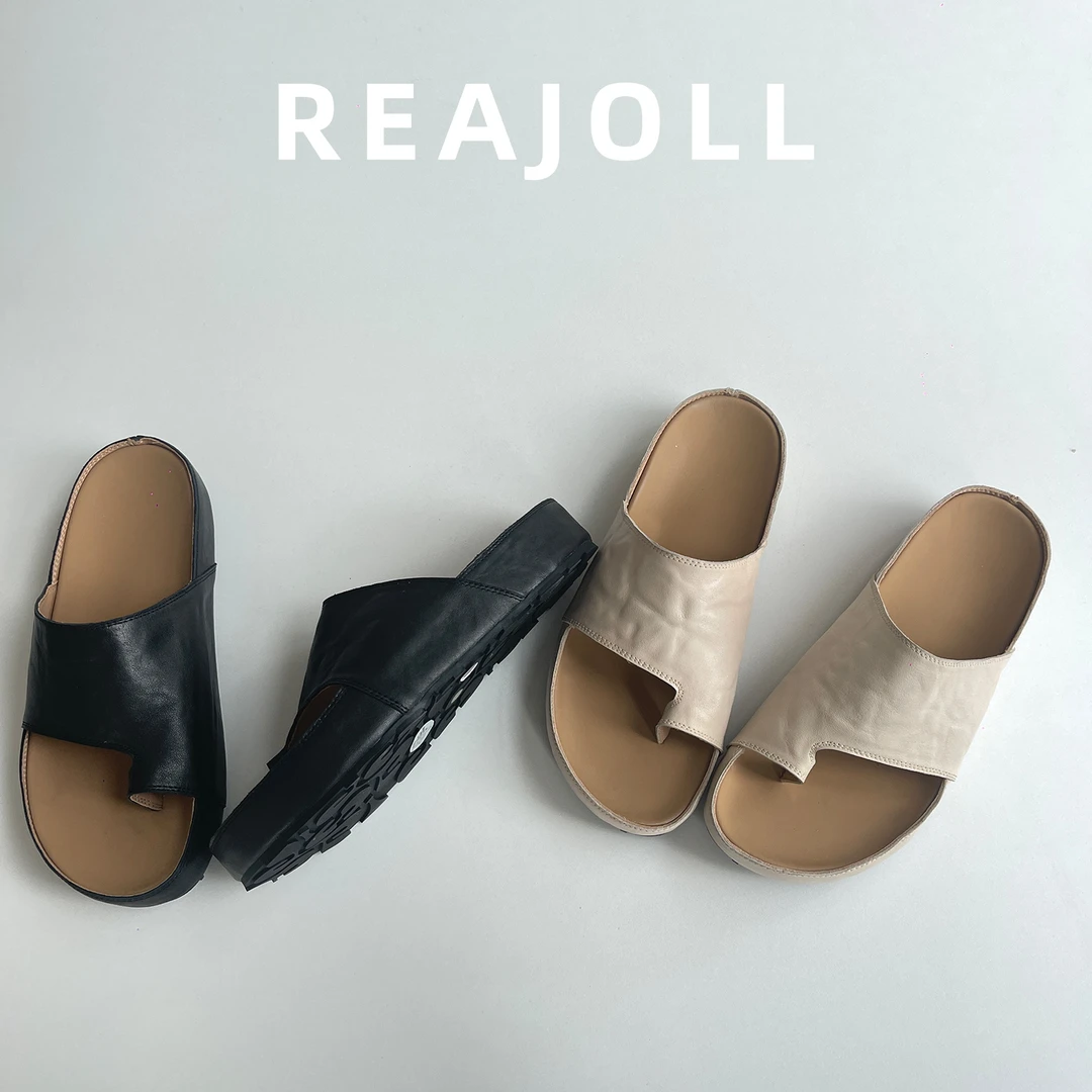 拖鞋女夏外穿2025新款博肯法式半拖鞋配裙子高级感套趾不累脚凉拖