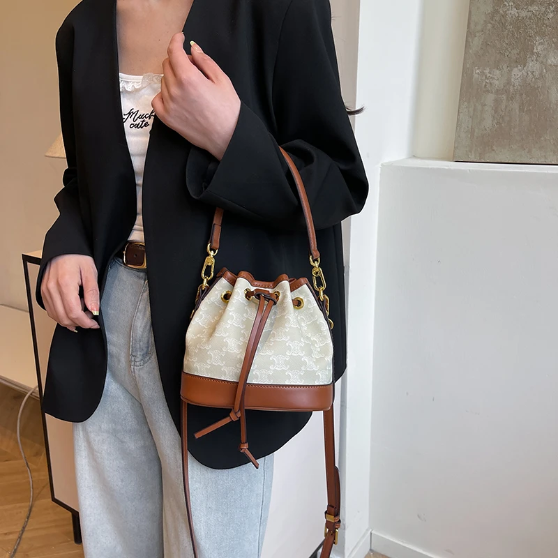 复古轻奢福袋包包女复古手提单肩斜挎包-1010