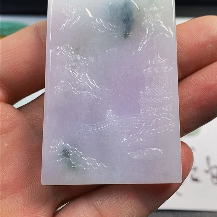 翡翠未镶嵌吊坠(不含链)爱**者