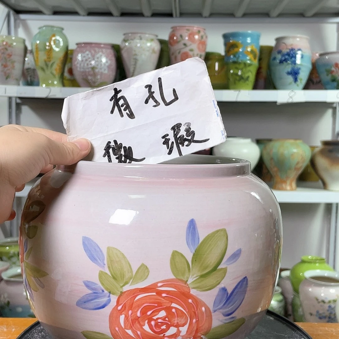 景德镇陶瓷花盆花器暇256
