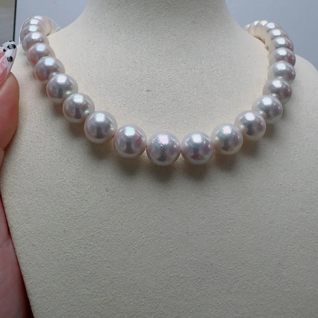 淡水珍珠银S925镶嵌颈饰@@tt021