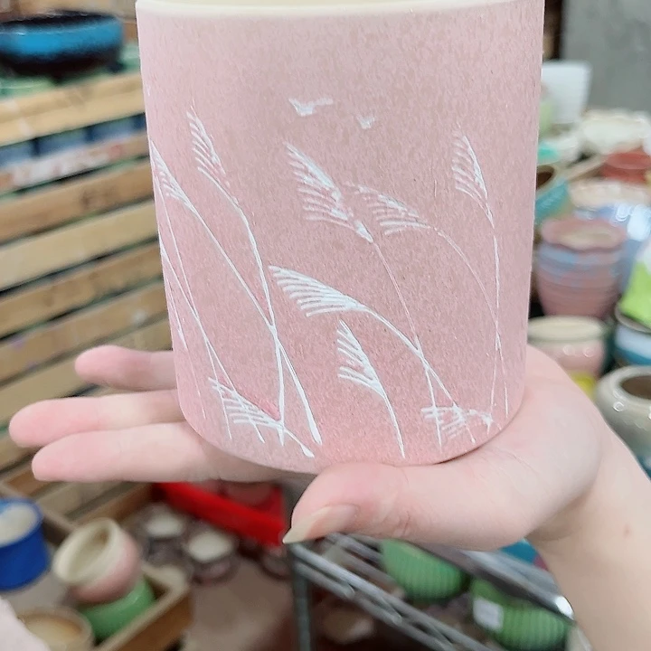 有孔.凑单10元陶瓷花盆发货！