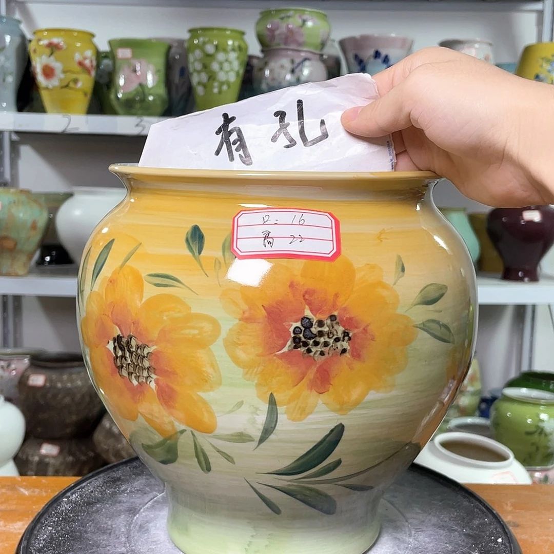 景德镇陶瓷花盆花器暇256
