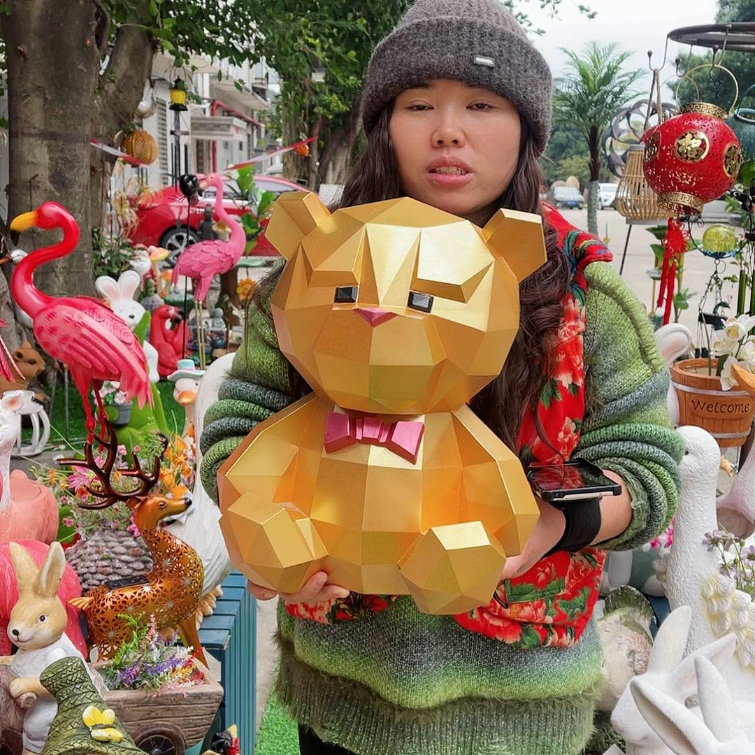 【闪购商品】无铅玻璃花园摆件&000&