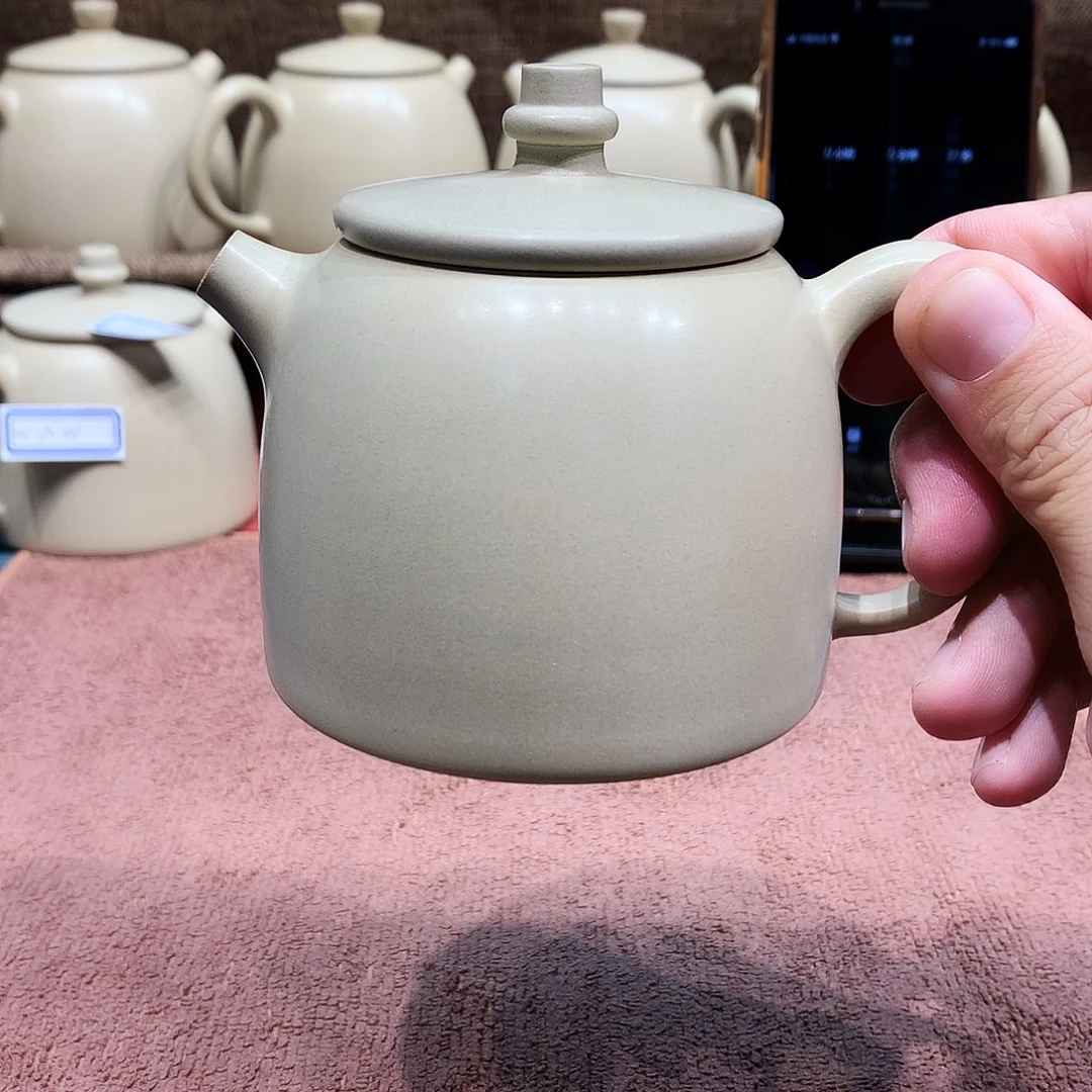 泥塑阿**林放漏秦权壶200毫升出水不圆