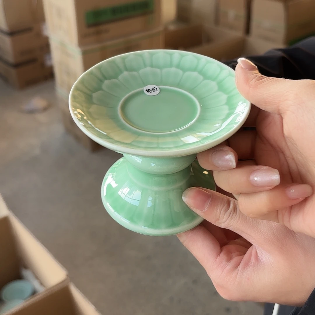 龙泉云间青瓷小米茶器