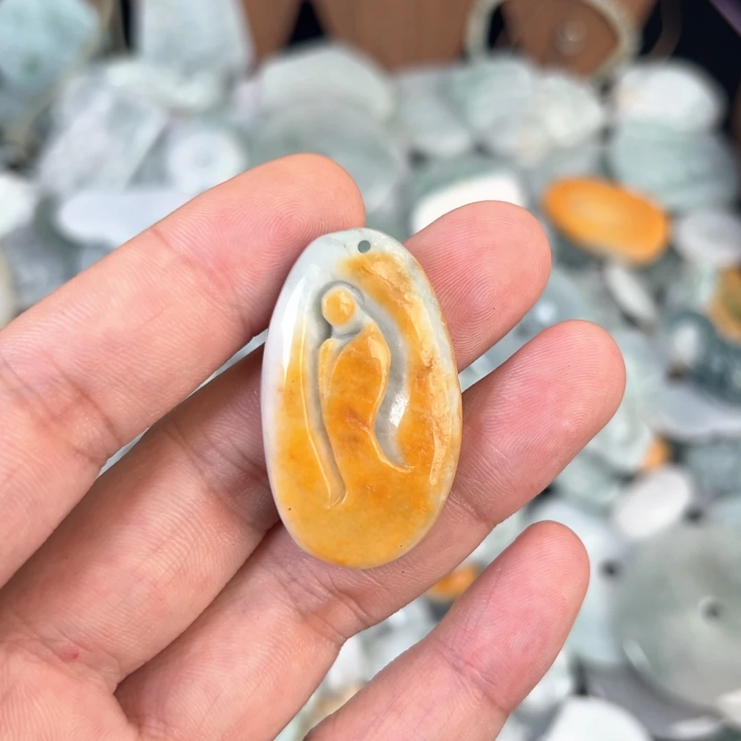 翡翠未镶嵌颈饰多样性发其一 天然A货翡翠007