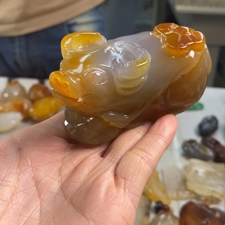 玛瑙/玉髓吊坠(不含链)未镶嵌