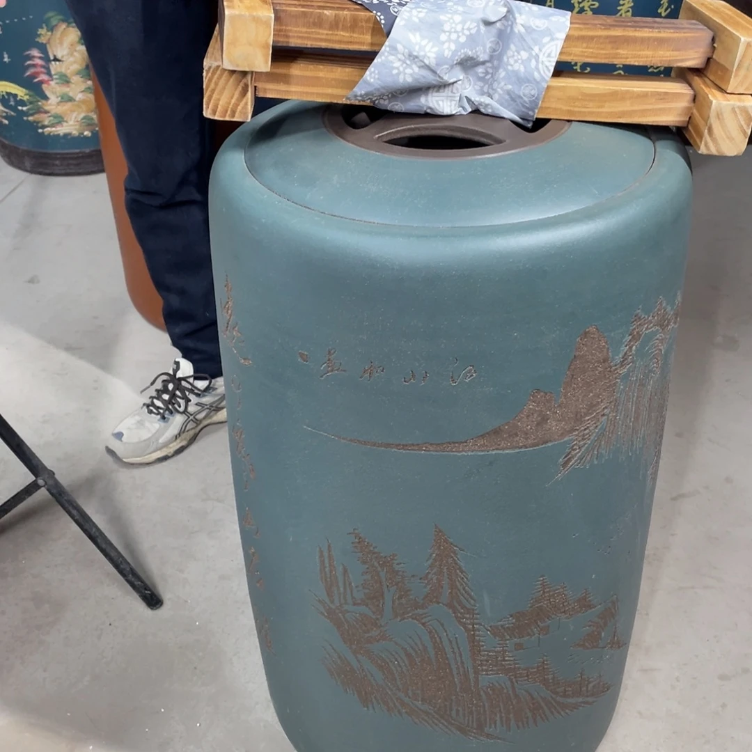 宜兴原矿紫砂茶叶罐