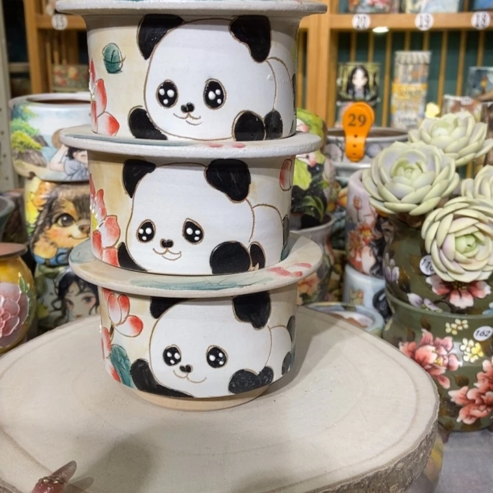 红陶景德镇艺术手绘作品