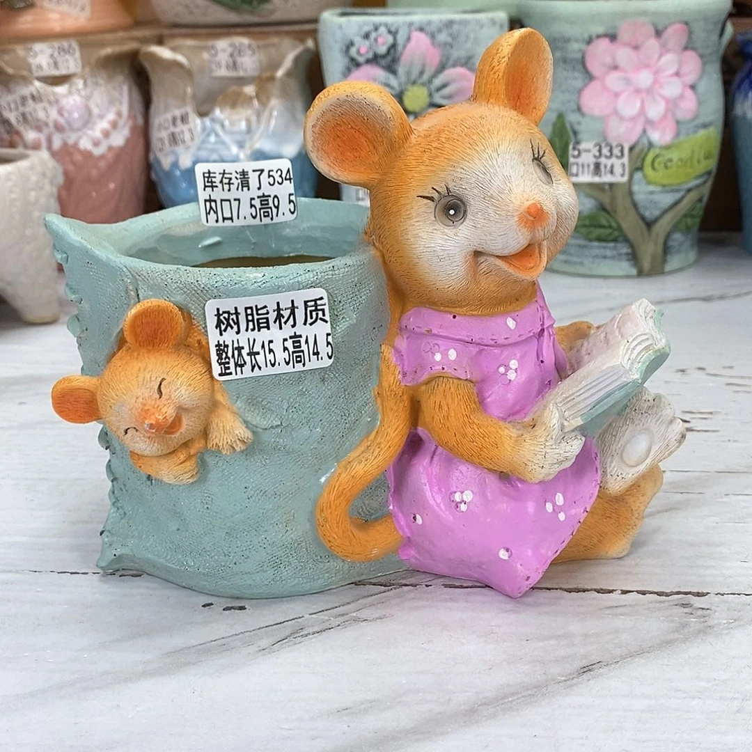 陶瓷@花盆@@5534树脂材质