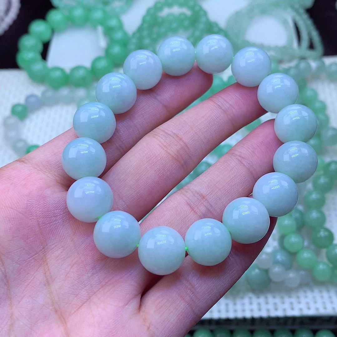 翡翠未镶嵌毛衣链