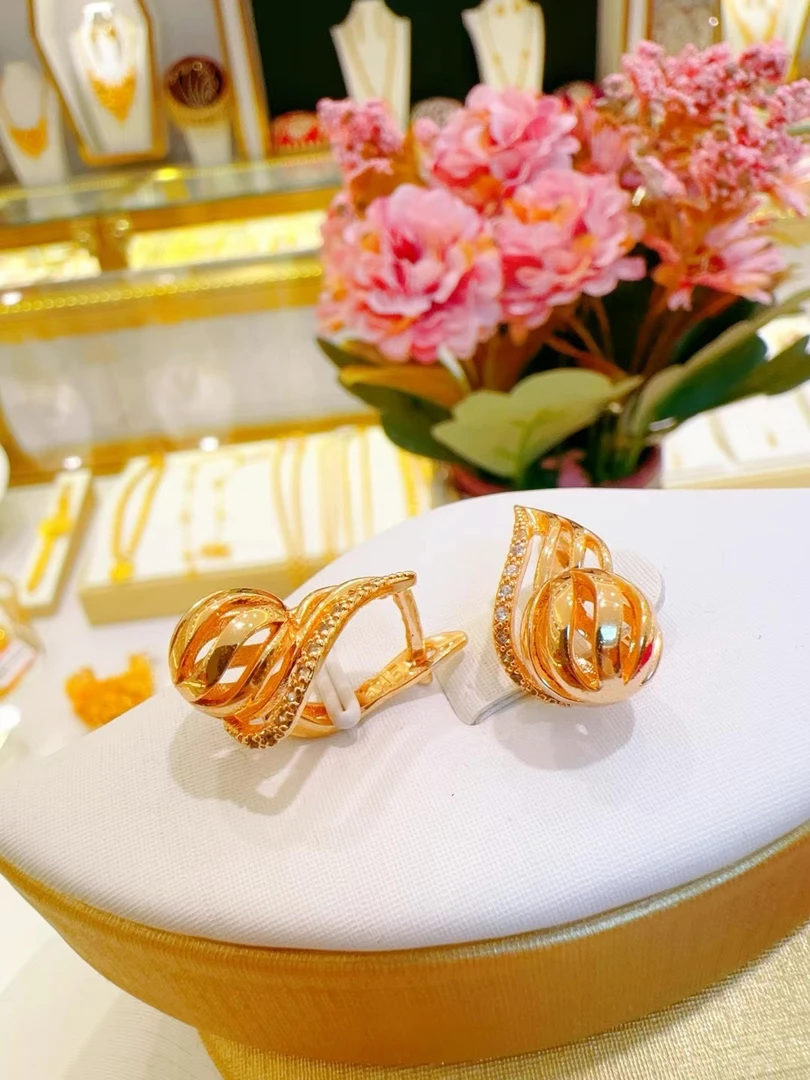 铜合金耳饰 圆形耳红金0.05g 耳饰