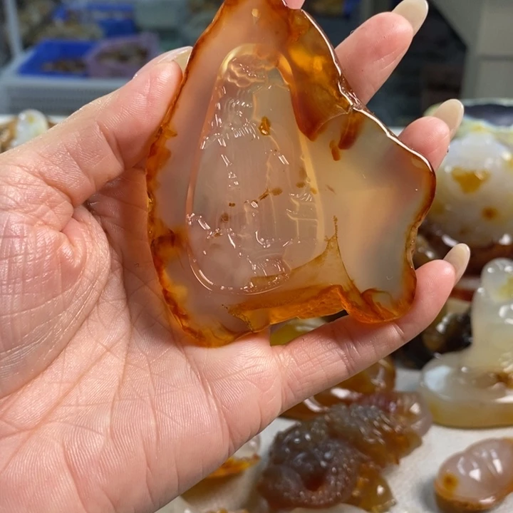 玛瑙/玉髓吊坠(不含链)未镶嵌