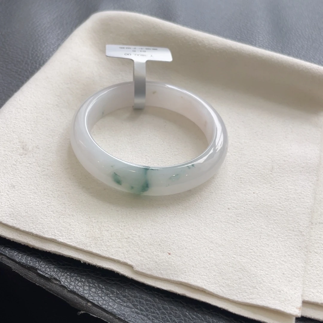 翡翠未镶嵌手镯纹51.5
