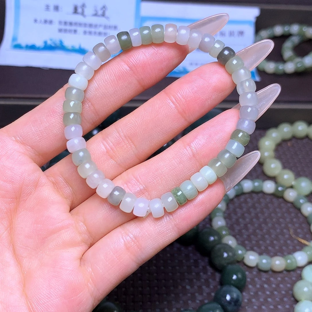 未镶嵌手串和田玉卡6