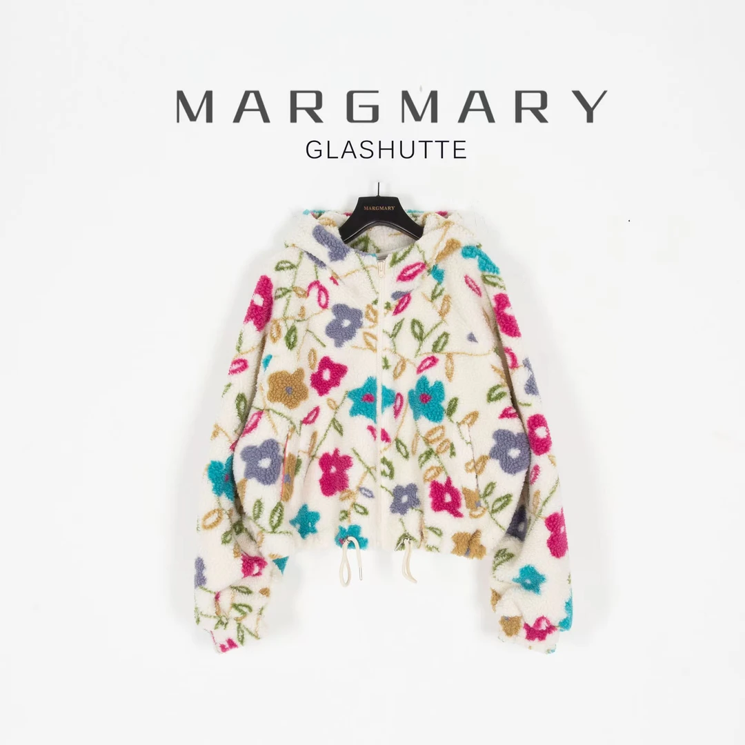 2024冬季设计师新款休闲时尚百搭潮流舒适拉链连帽外套