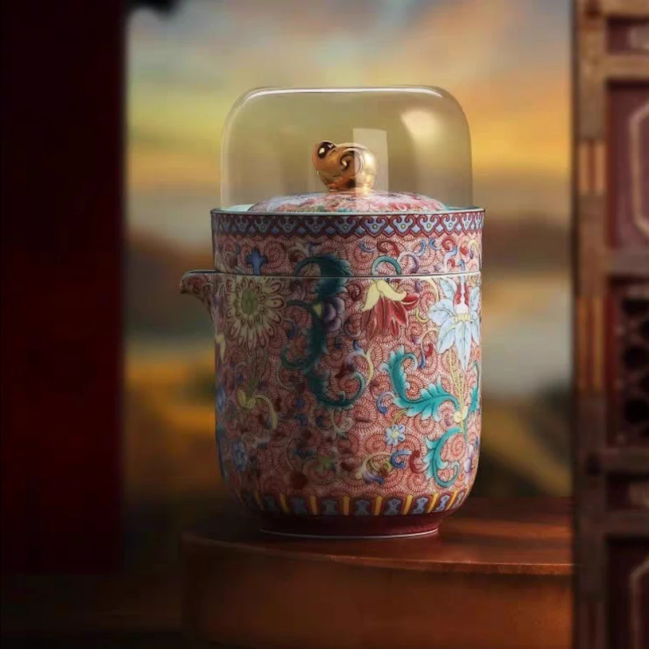 【五言六器】陶瓷【花开盛世】旅行套装 C00215LC