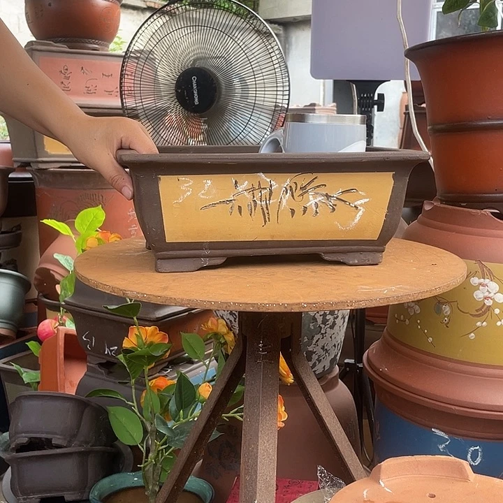 32黄马槽花盆紫砂花盆