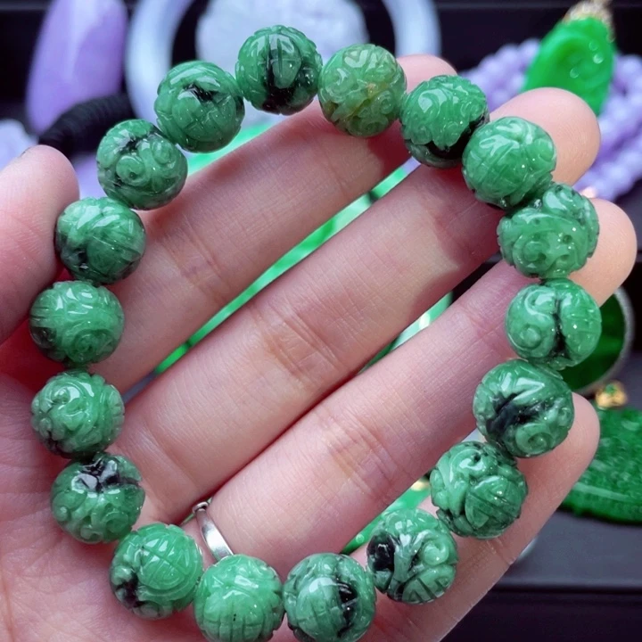 翡翠未镶嵌手串手串