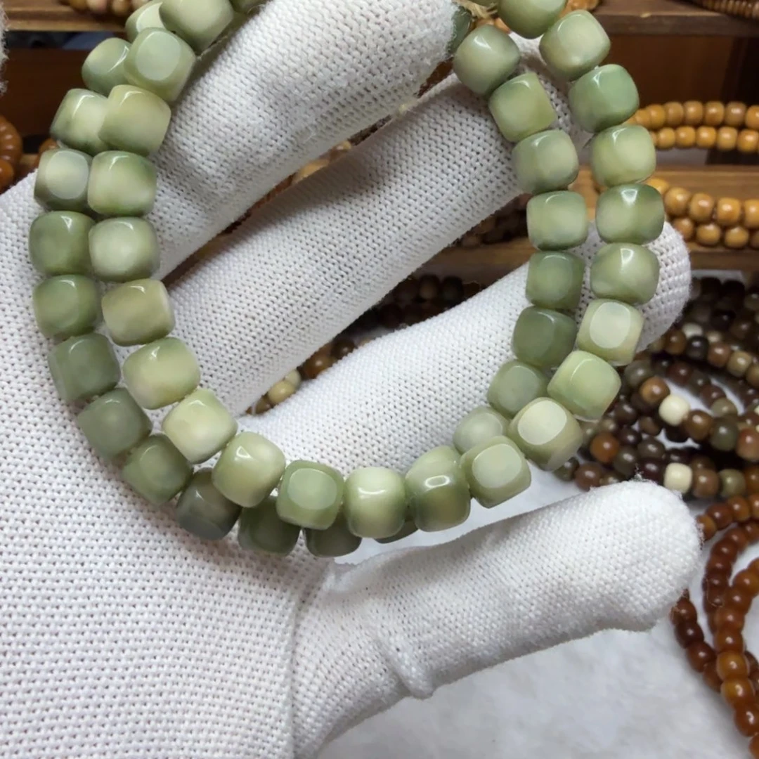 龙脊菩提手串青花六方