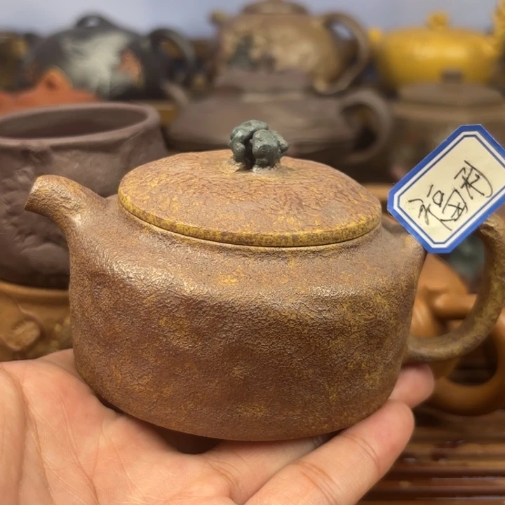 茶壶紫砂隐龙德钟还原烧150c
