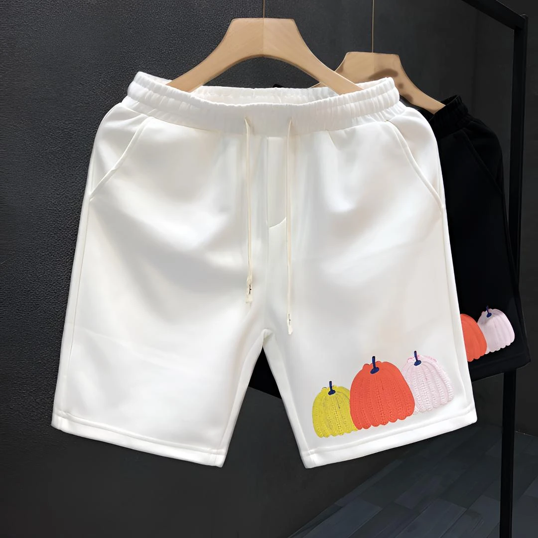 设计感痞帅休闲短裤男潮流薄款外穿五分裤2025夏季新款男士大裤衩