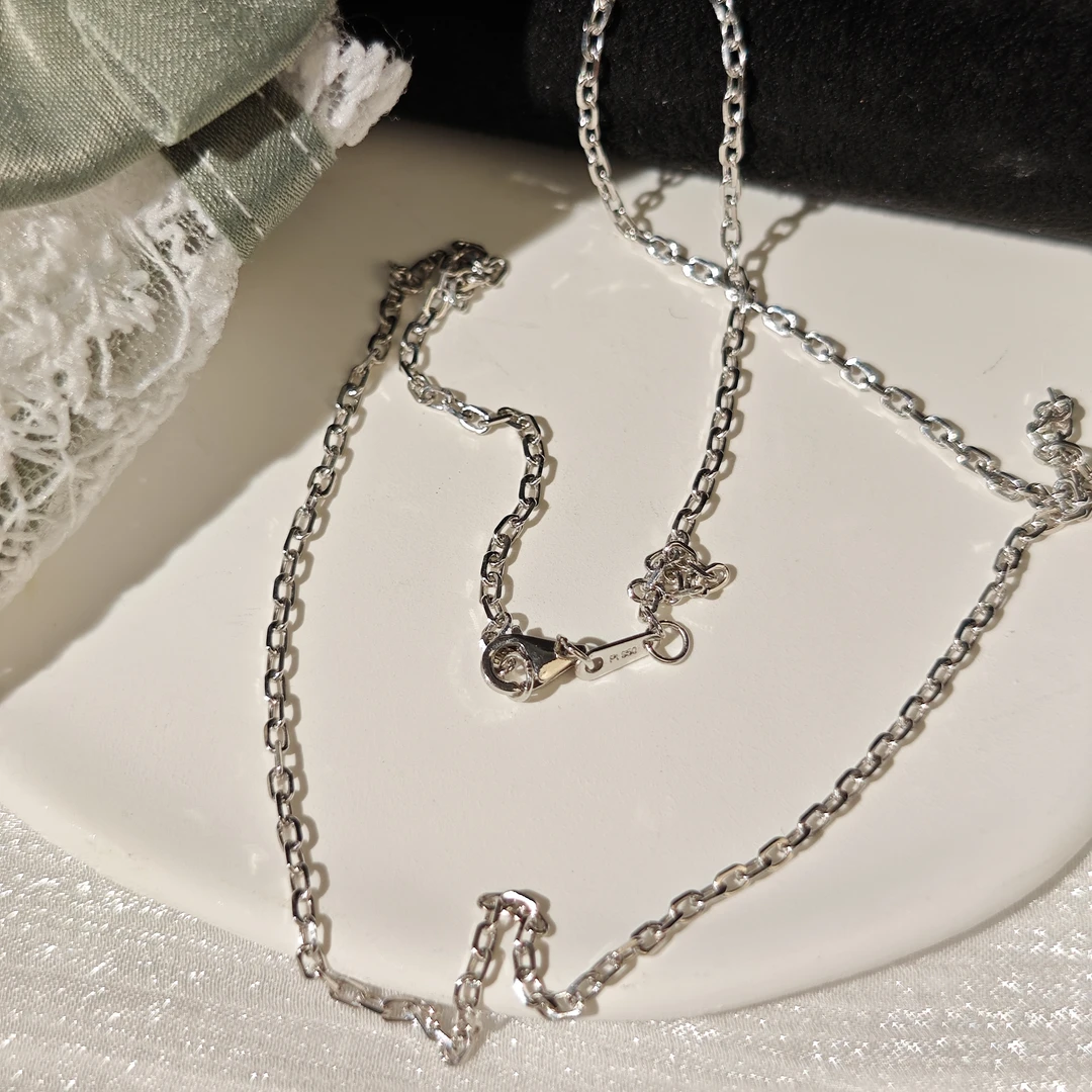 铂金经典密卡项链-