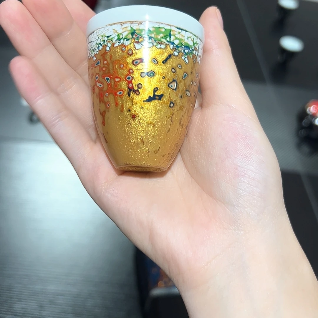 金色蛋壳镶嵌太古大漆
