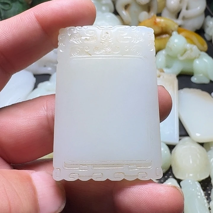 金***鹰和田玉未镶嵌挂件