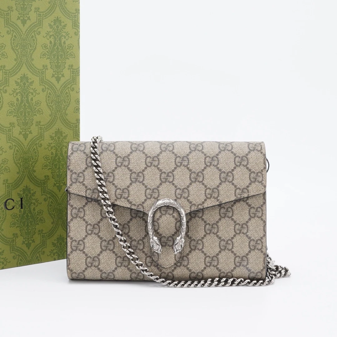 95新 GUCCI/古驰 【静文】酒神woc包/BG23004557