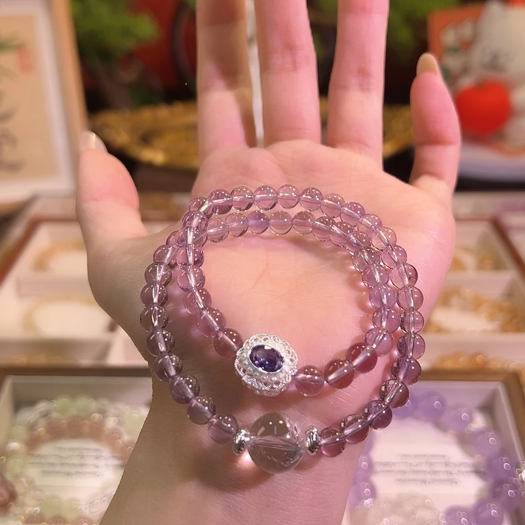 水晶手链未镶嵌紫水晶