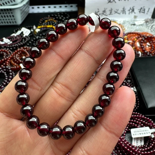 6.8毫米单圈酒红石榴石