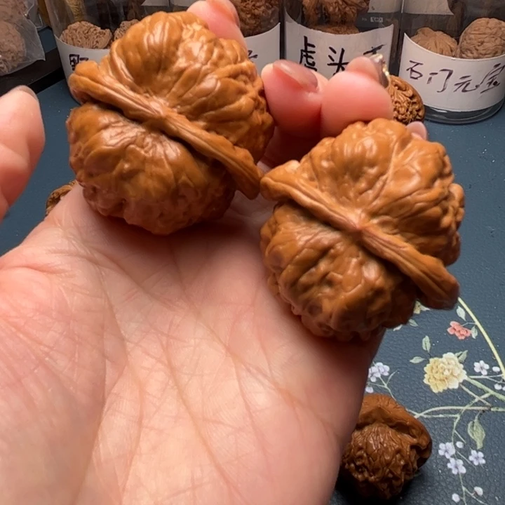 文玩核桃把件44蛤蟆头