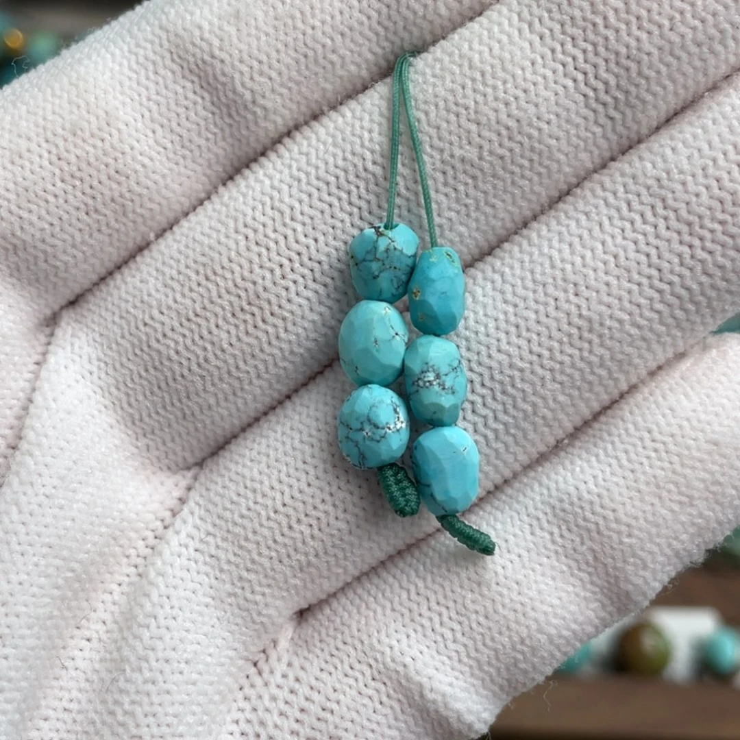 绿松石未镶嵌福利蓝豆子1