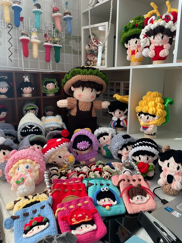 （清掉）十个勤天手工钩织挂件成品