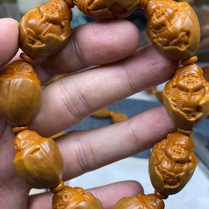 橄榄核手串/手链橄榄核雕工艺手串