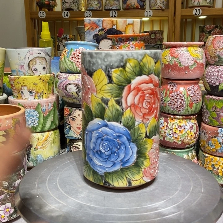 景德镇艺术手绘作品