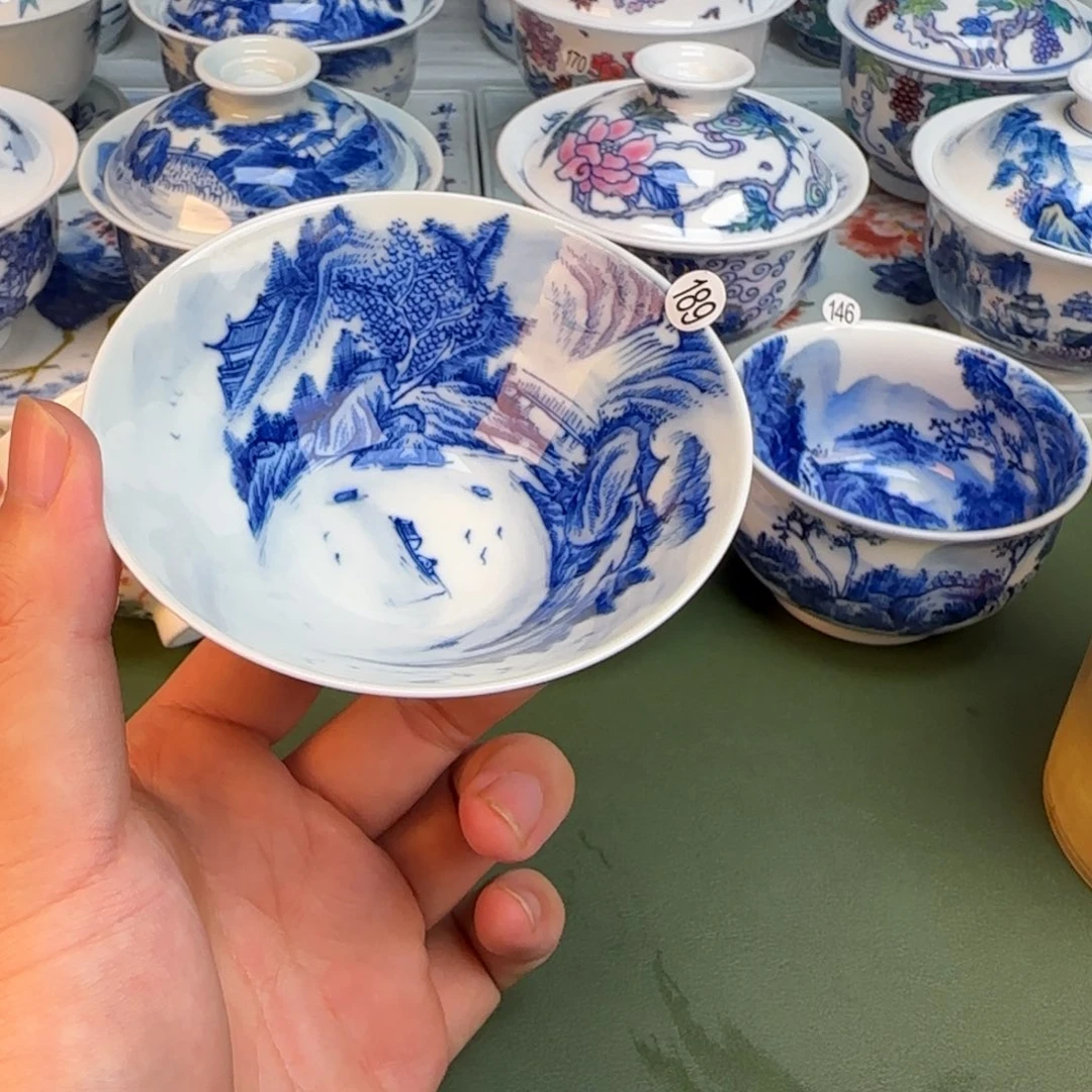 彦祖纯手工手绘茶具189