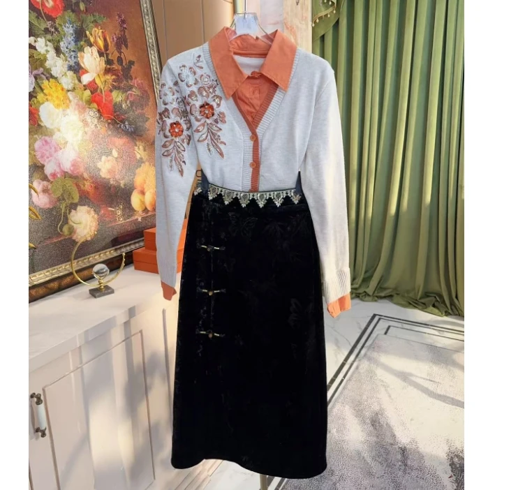 芙娜妮轻奢秋冬新款小众设计衬衫气质显瘦名媛女装F2511249