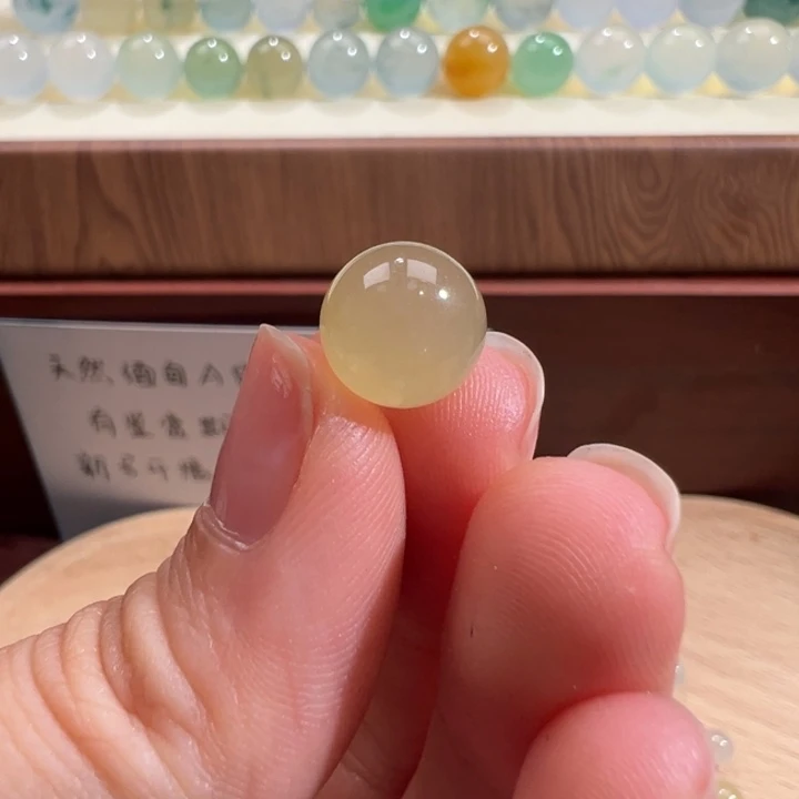 翡翠散珠天然缅甸翡翠A货卡9.4