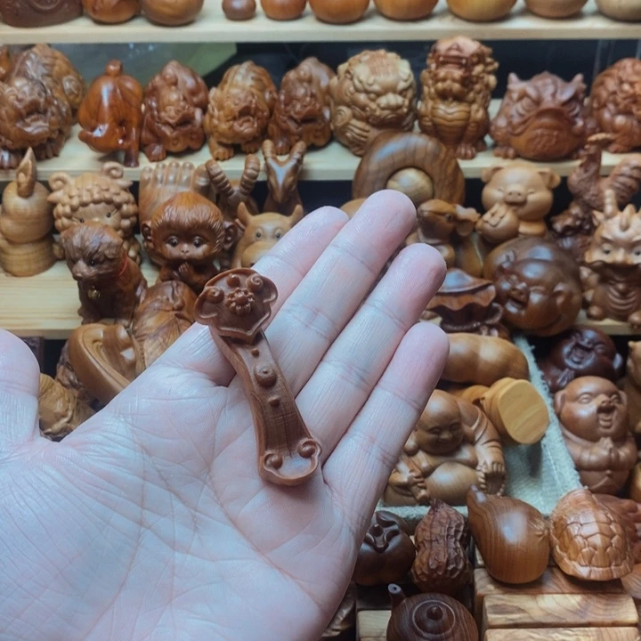 木质美**生崖柏木雕。。。