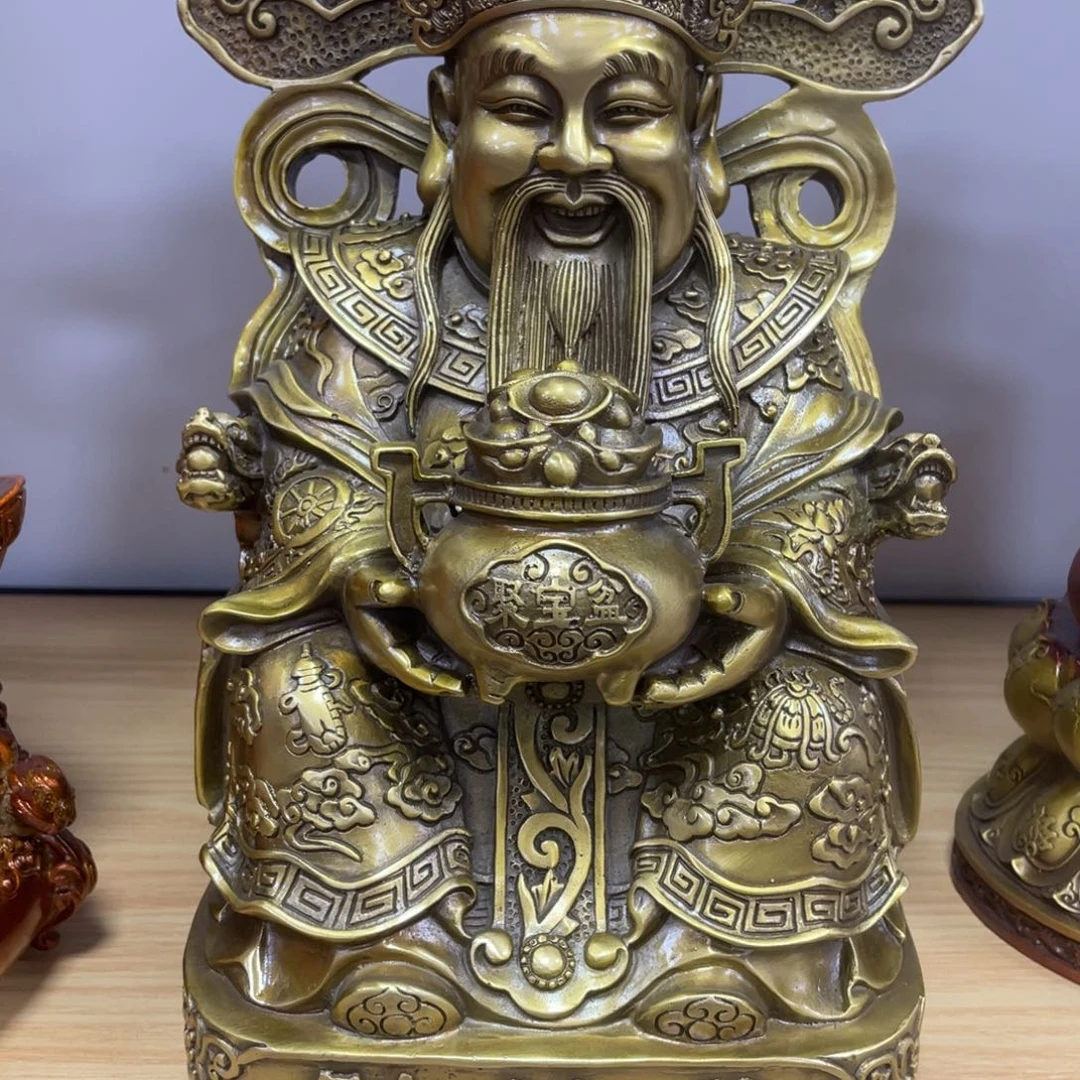 黄铜良**景铜器摆件佛像雕塑