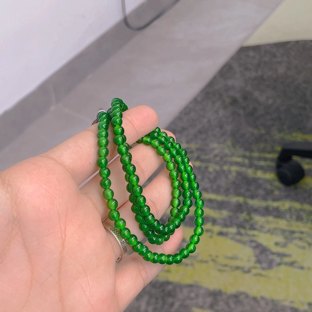 翡翠未镶嵌项链卡5